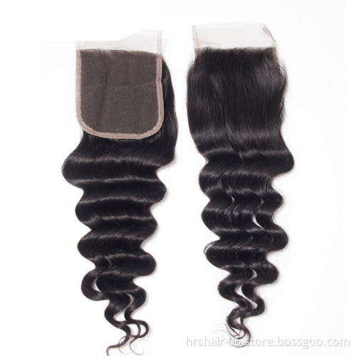Brazilian loose deep wave hair weave loose wave Ear to Ear lace frontal with bundles